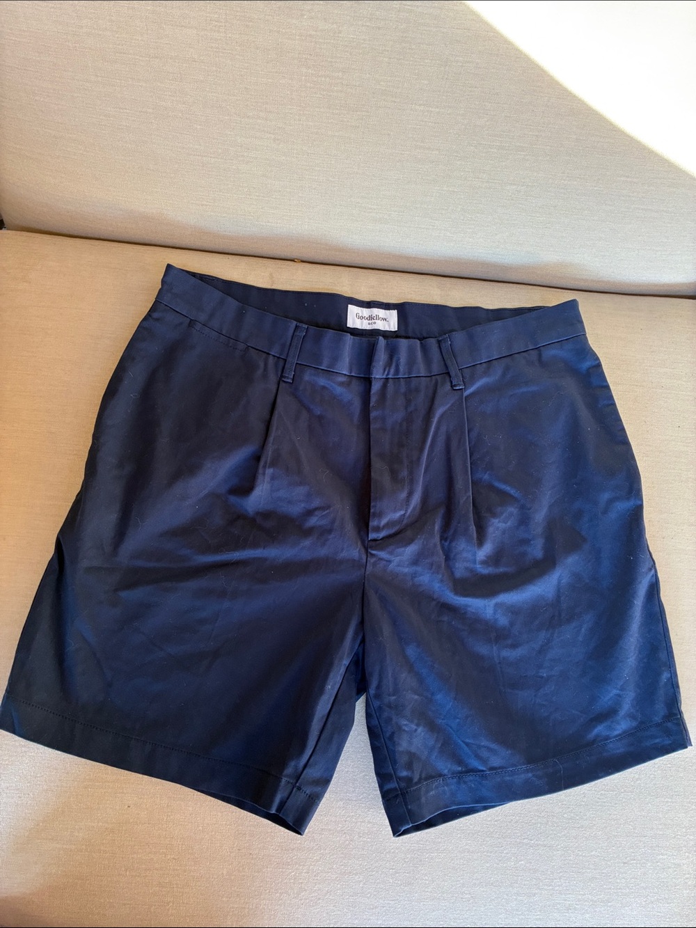 Goodfellow & Co Navy Tailored Waistband Shorts